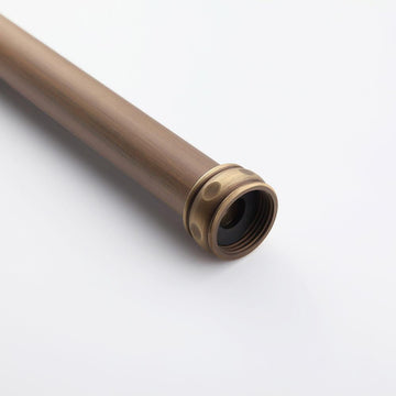 12 Inch Extension Pole Shower Extension Pole for Exposed Shower System in Antique Brass